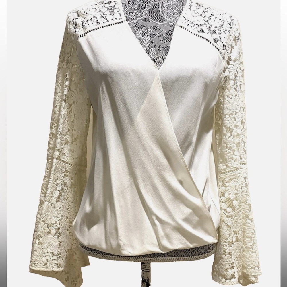 Bailey 44 Cream Lace Women's Blouse